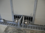  portaciotole girevole in acciaio zincato a caldo per box cani